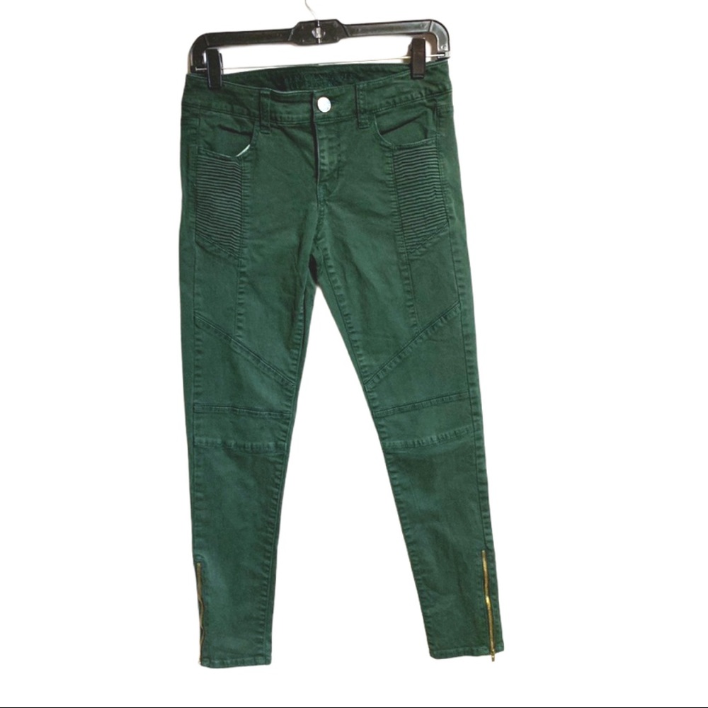 AEO Green Skinny Jeans Jeans Stretch Size 4